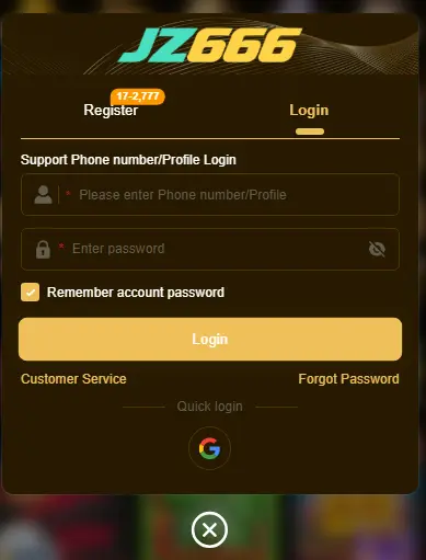 JZ666 login